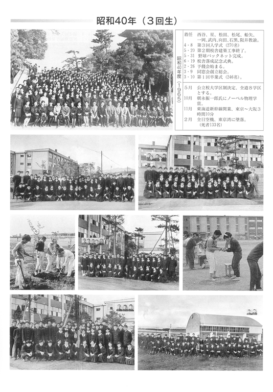 3期生(昭和40年4月入学)