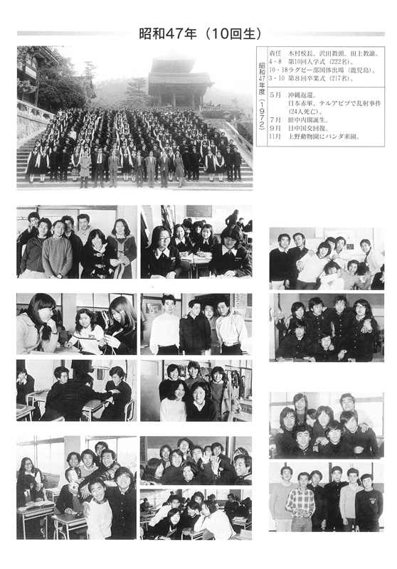 10期生(昭和47年4月入学)
